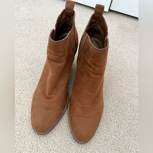 Brown Suede Ankle Boots
